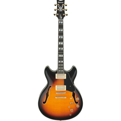Ibanez JSM10VYS John Scofield Signature Guitar w/Case - Vintage Yellow Sunburst image 2