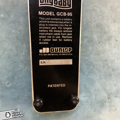 Dunlop GCB-95 Cry Baby Wah Effects Pedal image 6