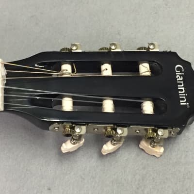 Giannini  GN-R BK Half Sized Acoustic Black Gloss Professionally Set Up! image 3