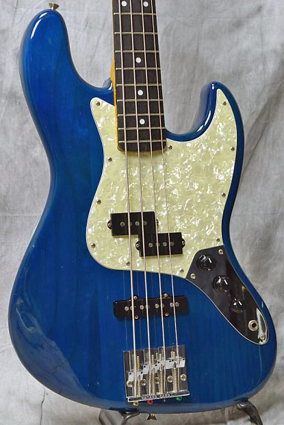 Fender JAPAN JB62PJ シースルーブルー　バタスブリッジ搭載 Fender JAPAN JB62PJ シースルーブルー バタスブリッジ搭載
