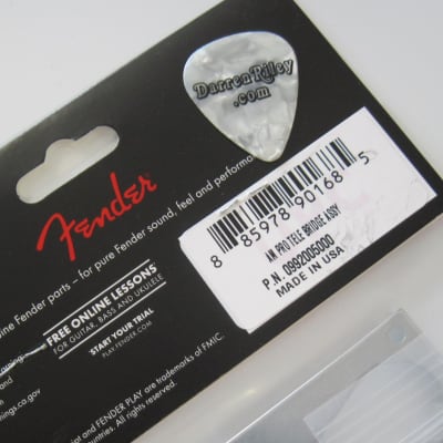 Fender American Pro Telecaster 3-Saddle Bridge Assy with Cover 0992005000 image 6