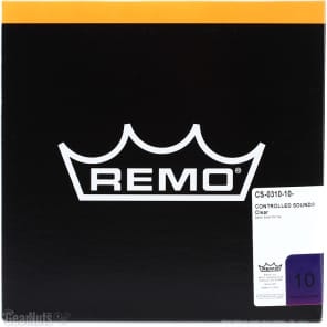 Remo Controlled Sound Clear Drumhead - 10 inch - with Black Dot image 3