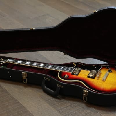2006 Gibson Custom Shop 1968 Reissue Les Paul Custom F Electric Guitar Figured Triburst + COA OHSC (6932) image 21
