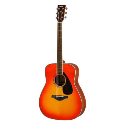 Yamaha FG820-AB Solid Spruce Top Concert Acoustic Guitar Autumn Burst for sale