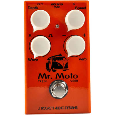 J.Rockett Audio Designs Mr. Moto Tremolo and Reverb Effects Pedal Regular for sale