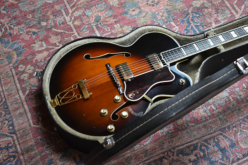 1983 Epiphone Japan Emperor (F) Antique Sunburst, w/OHSC, Matsumoku, Vintage Archtop, MIJ, Fret Nibs image 1