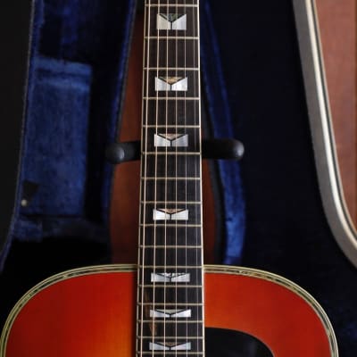 Morris MG-100 ST Acoustic Guitar Sunburst Made In Japan Pre-Owned image 5