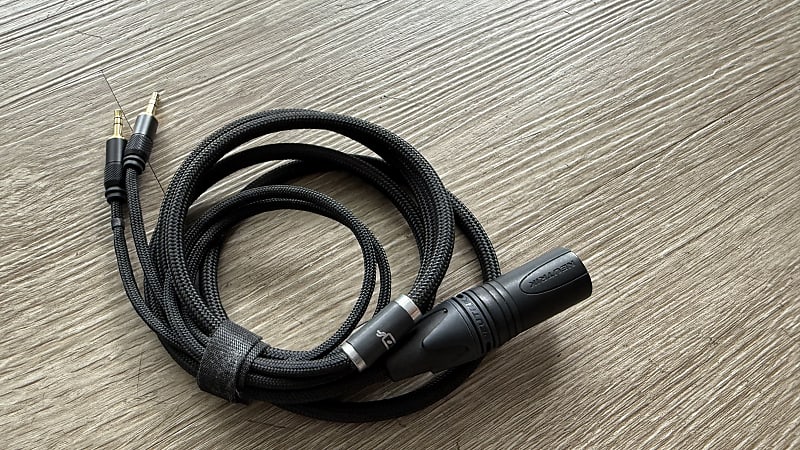Audiophile Ninja Stereo XLR headphone cable (Focal) 2022 - Black  			