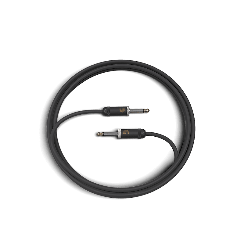 D'Addario PW-AMSG-10 American Stage 1/4" Straight TS Instrument Cable - 10' image 1