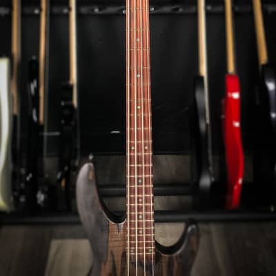ESP LTD B-204SM Bass Guitar - See Thru Black Satin image 3