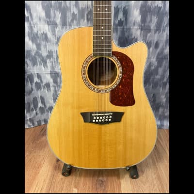 Washburn Heritage Series 12-string Dreadnought acoustic/electric with hardshell case image 2