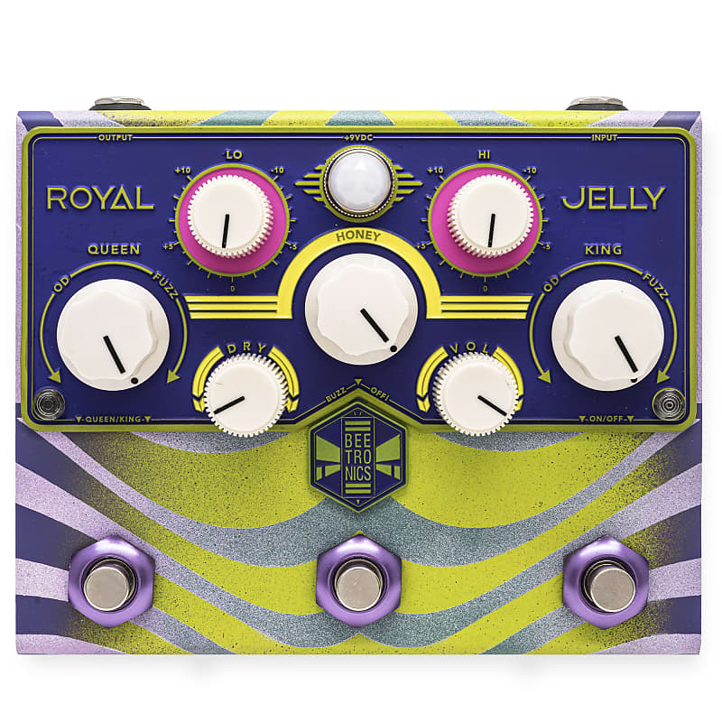 ギター Beetronics  Jelly Royal Jelly Fuzz/OD Blender • Royal Series – Beetronics