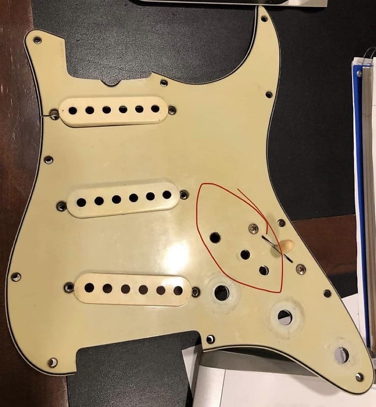 Fender Stratocaster Mint Green celluloid nitrate pickguard Reverb