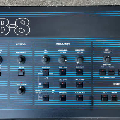 Oberheim OB-8 61-Key 8-Voice Synthesizer 1983 -Borish Electronics- image 2