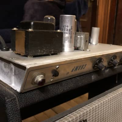 1974 Fender Champ chassis w/ original RCA tubes - serviced Silverface 6w tube amp image 2