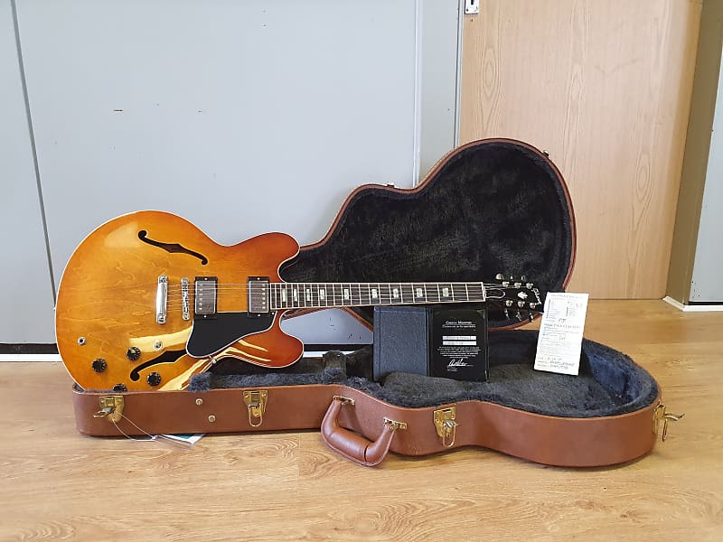 2017 Gibson Memphis ES-335 Figured Faded Lightburst | Guitar
