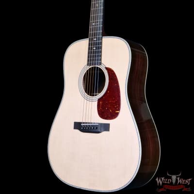 Collings D Serise Dreadnought D2H Sitka Spruce Top East Indian Rosewood Back & Sides 42 Style Snowflake Inlays Natural 4.75 LBS image 2