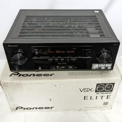 Pioneer Elite VSX-60 - Elite 630W 7.2-Ch. 3D Pass-Through A/V Network Home Theater Receiver w/ Box image 2
