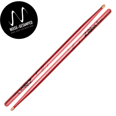 Zildjian Z5ACP Chroma Series 5A Wood Tip Drum Sticks 2022-UP Metallic Pink image 1