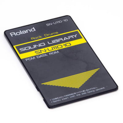 Roland SN-U110-10 Rock Drums PCM Data ROM Card for U-110 Sound Module