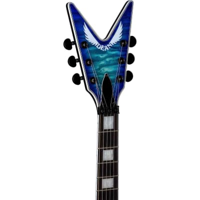 Dean Guitars Cadillac Select Quilt Top 6 String Electric Guitar - Ocean Burst image 2