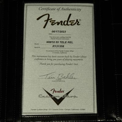 Fender Custom Shop Wildwood 10 1955 Telecaster - Relic image 8