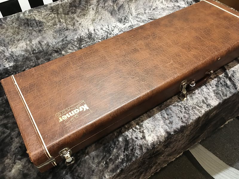 KRAMER ALUMINUM NECK BASS Hard Case 1970s - Brown Leather | Reverb