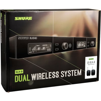 Shure SLXD14D Dual Combo Wireless Microphone System Band H55 image 7