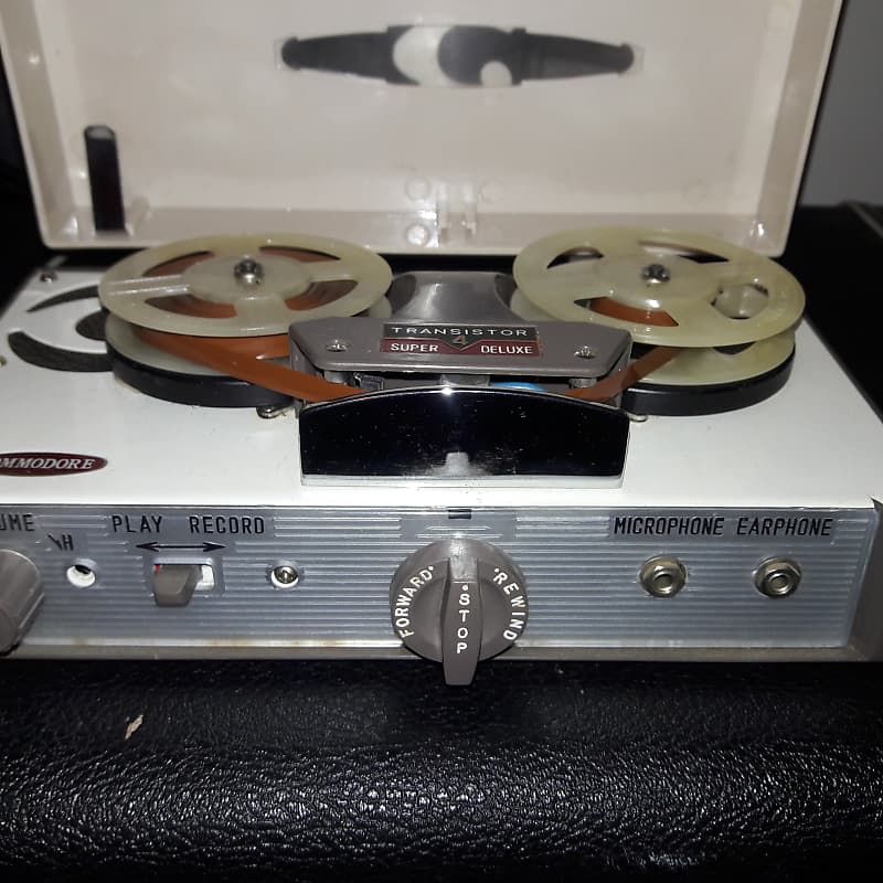Commodore 4 Transistor reel to reel recorder