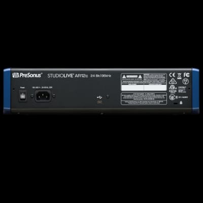 PreSonus StudioLive AR12c Mixer and Audio Interface with Effects image 3