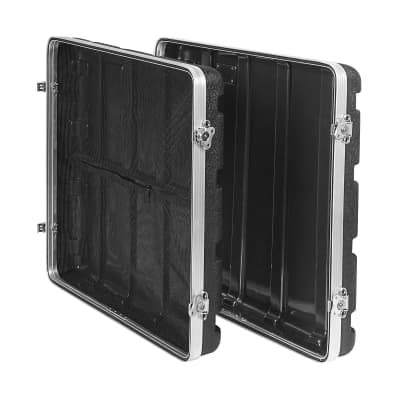 STRC-A10UT | Lightweight and Compact 10U PA/DJ ABS Road Case w/ 9U Rack Space, 19” Depth, Retractable Handle, Wheels, Heavy-Duty Latches image 7