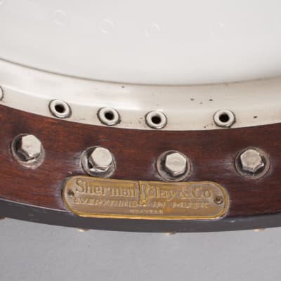 Bacon & Day  Silver Bell #2 Tenor Banjo (1924), ser. #12899, original black hard shell case. image 16