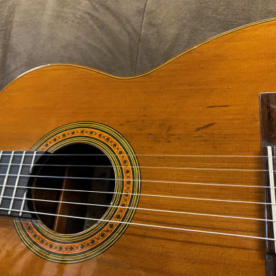 Richard Howell No-80 Concert Hand Crafted Classical Guitar Metro HumiCase 1983 Natural image 10