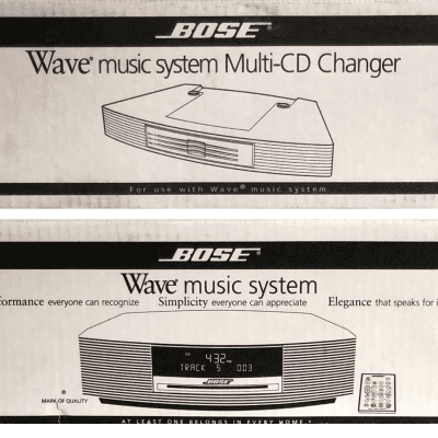 Bose Wave Music System with Multi-CD Changer, Titanium Silver image 1