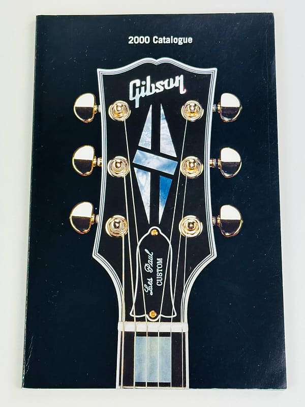 Gibson Catalog, Gary Moore & Niki Sixx 2000 Black Reverb