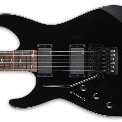 ESP LTD KH-602 LH Black Left-Handed Kirk Hammett Signature for sale