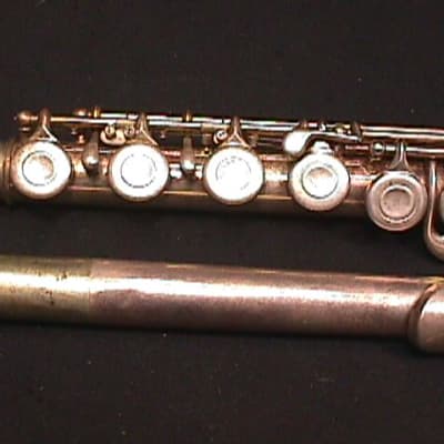 Artley Model 18-0 Silver Platted Flute as-is   13 F image 2