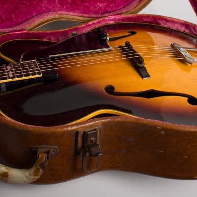 Gibson  L-7 P Arch Top Acoustic Guitar (1949), ser. #A-2773, original brown hard shell case. image 12