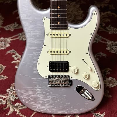 Suhr Classic S Vintage LE Firemist Silver Electric Guitar - with Suhr Deluxe Gig Bag image 3