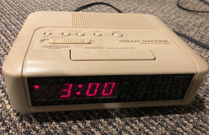 Radio réveil Sony ICF-C240L - tuner radio