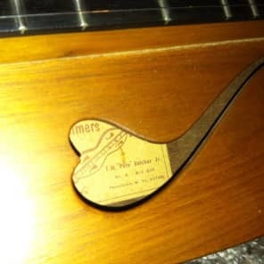 F.W. Pete Belcher Jr. 8 string dulcimer 1976 cherry ebony gold. New Lower Price image 2