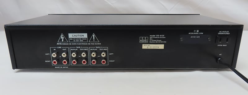Vintage ADC SS-412X Sound Shaper Equalizer Spectrum Analyzer
