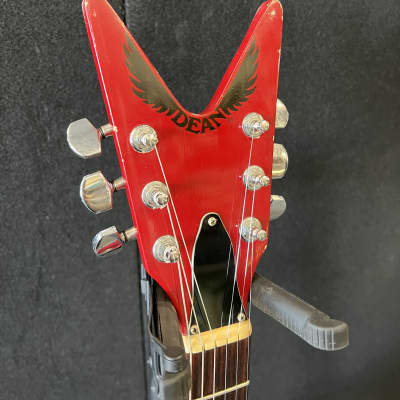 Dean  Baby Z 1982  USA made Electric Guitar Candy Apple Red  w/OHSC image 5
