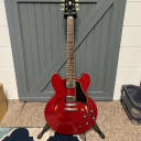 Epiphone ES-335 Semi-Hollowbody Inspired by Gibson with HSC and Upgraded TonePros Roller Bridge