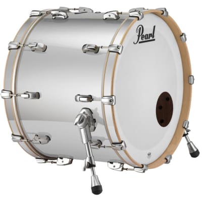 Pearl Music City Custom 20"x18" Reference Series Bass Drum w/o BB3 Mount BLUE SATIN MOIRE RF2018BX/C721 image 6