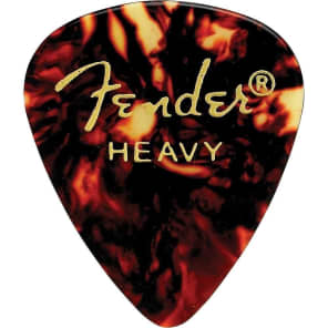 Fender 351 Shape Premium Picks Heavy Tortoise Shell