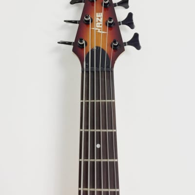 Haze 6-String Electric Bass Guitar, Sunburst, Free Bag ,Tuner,3 Picks SE6700CSBH image 4