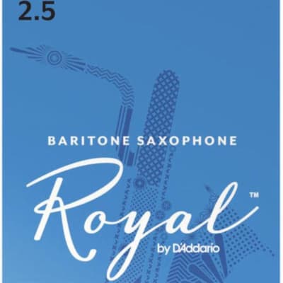 Rico Royal - Eb Baritone Saxophone Reed - Strength 2.5 - Single image 1