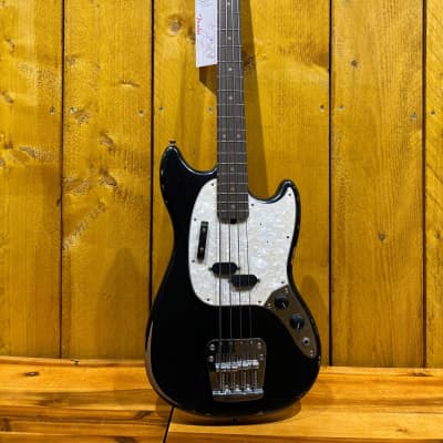 JMJ Road Worn Mustang Bass Black Fender image 1