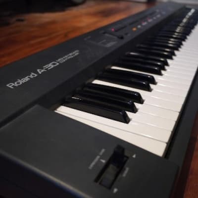 Roland A-30  76 - key MIDI Keyboard Controller 1992 Black  (Parts Only)